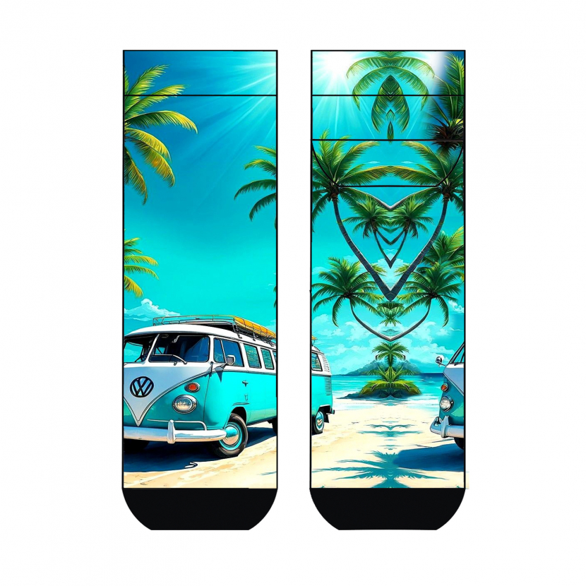 Cool 7 - Unisex One Size (41/46) - Print Sneaker - Runddruck Motiv: C5469